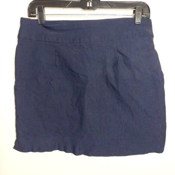 Charter Club Women's Petite Stretch Active Mini Skort Navy Size 10P EUC - Picture 9 of 11